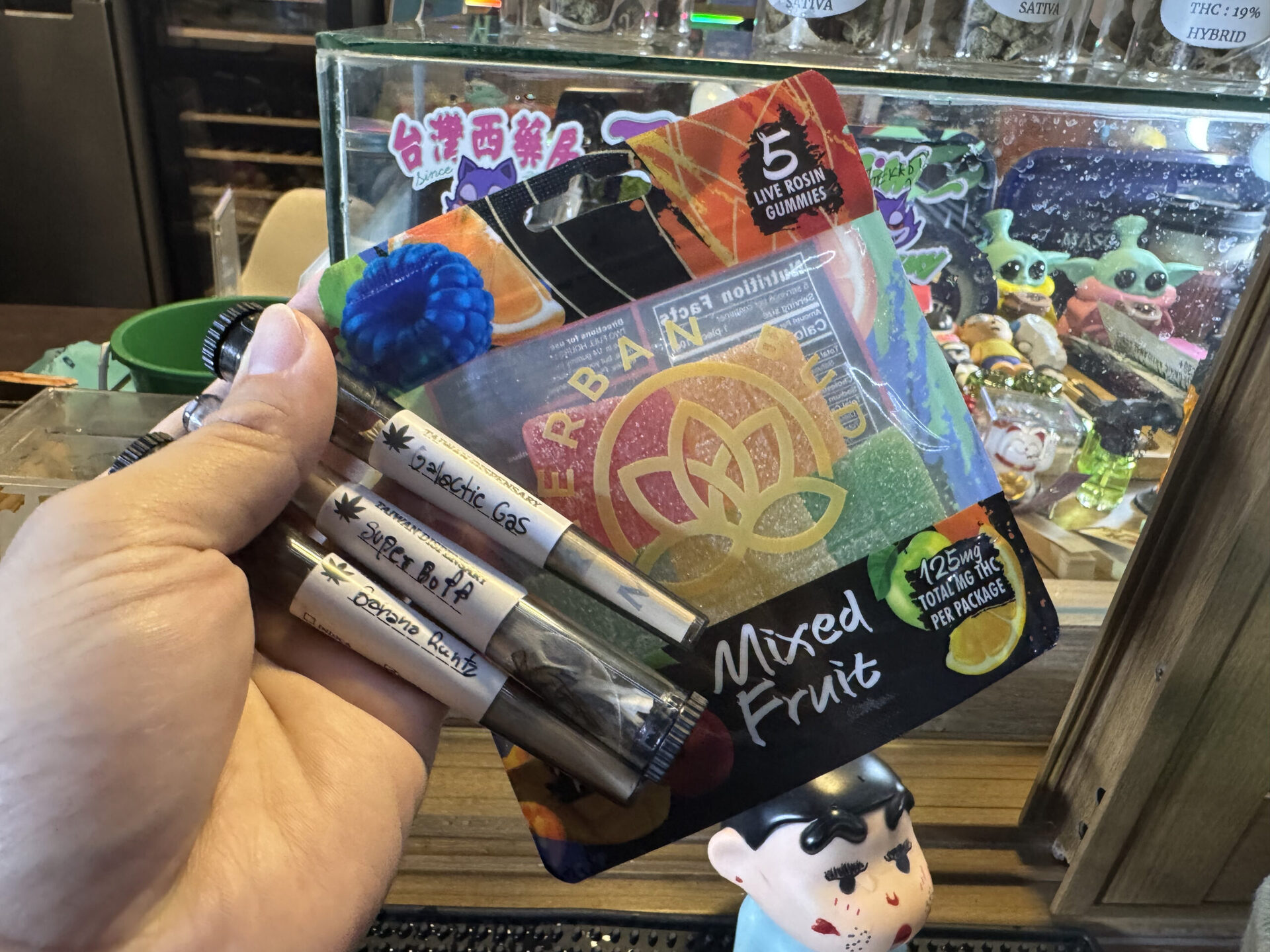 台灣西藥房大麻捲煙與THC食品菜單