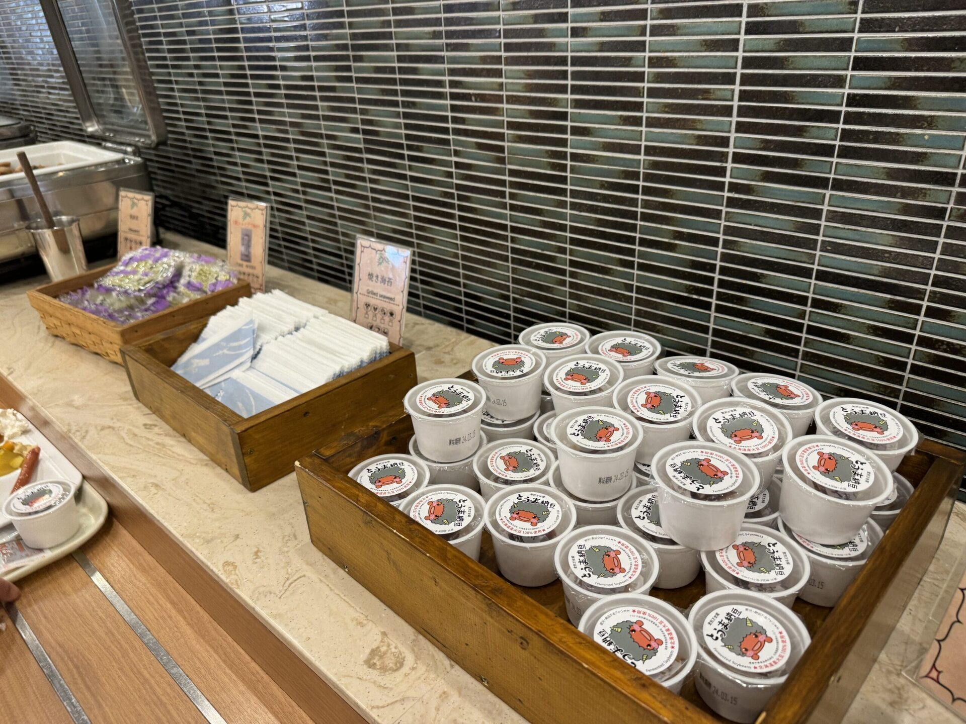 登別萬世閣早餐煮物區