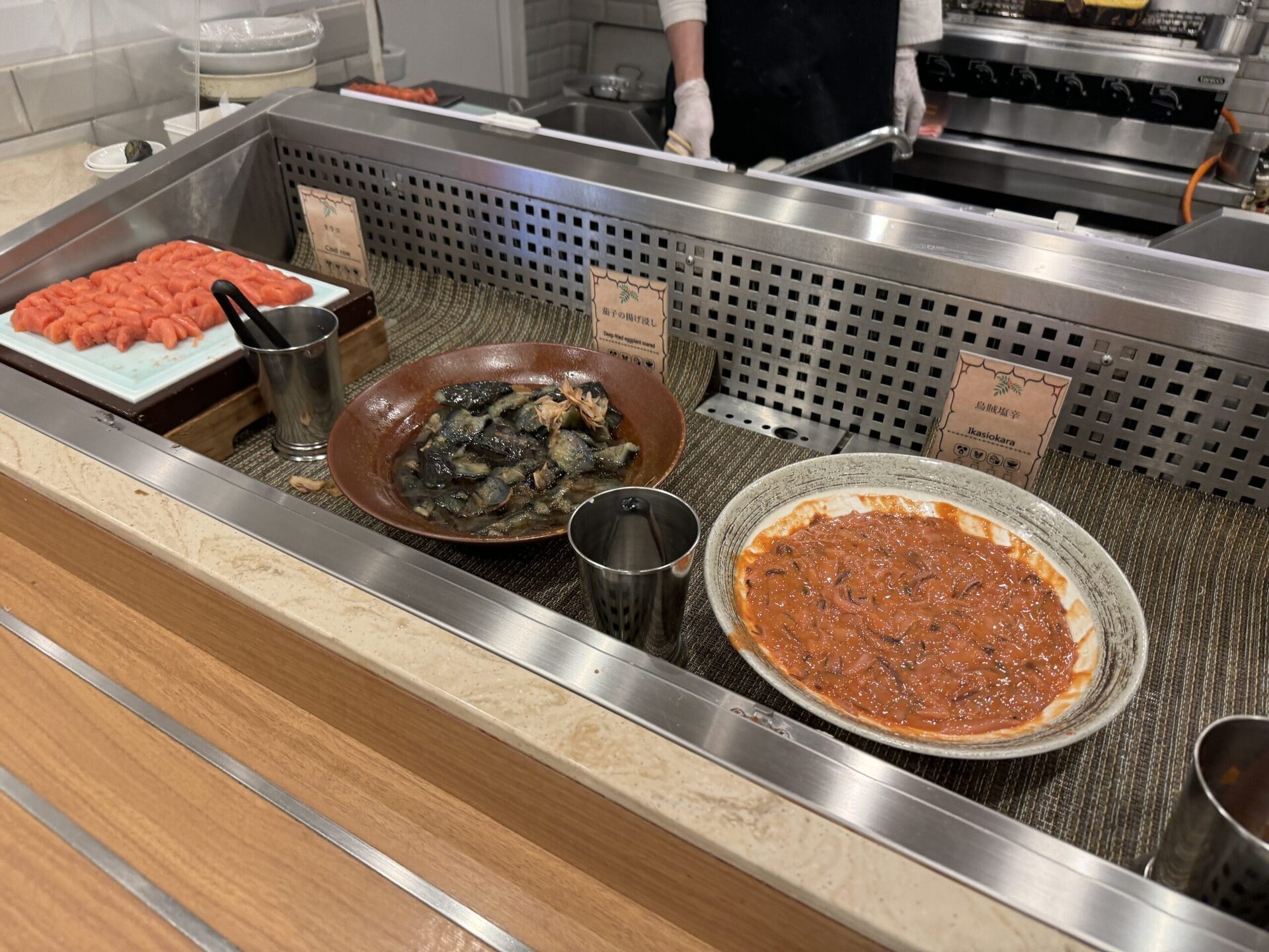 登別萬世閣早餐茶泡飯區